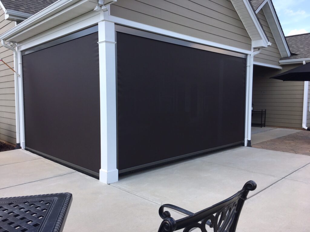 95 Block Solar Mesh Motorized Retractable Universal Screens