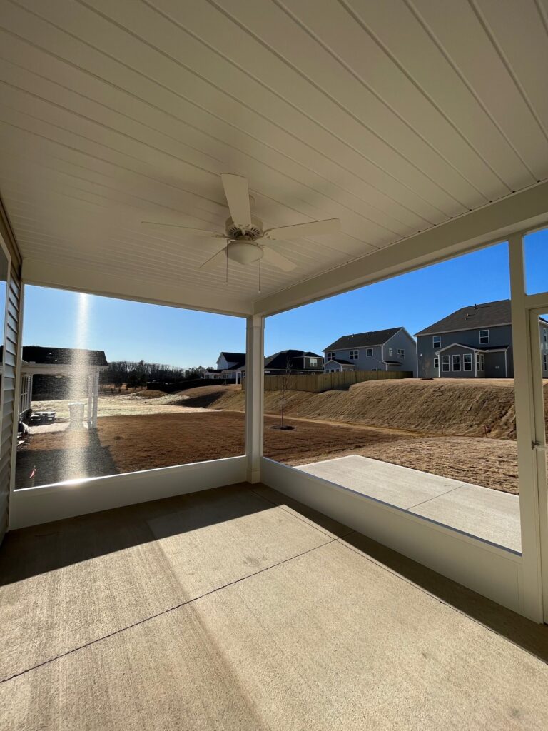 Insulated Kick Plate Panel Patio Screening Looking Out