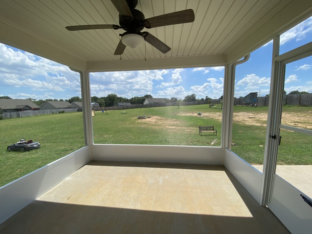 Super Screen Looking Out Inman SC 12 inch tall kickplate screen room