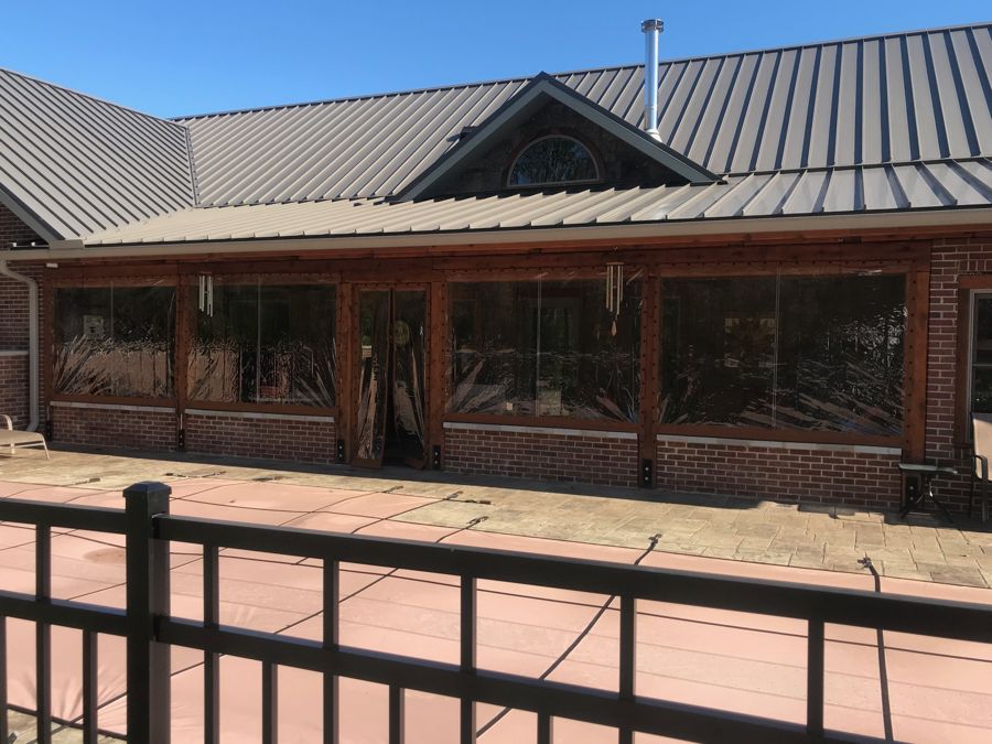 Clear Vinyl Rollup Porch Panels, Rutherfordton NC